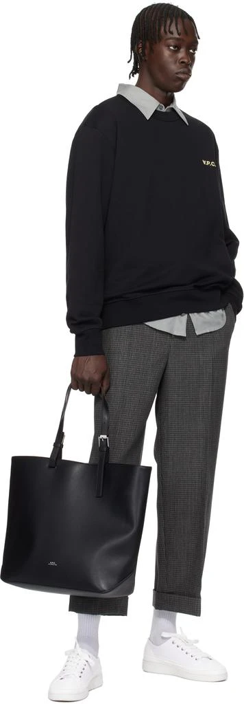 A.P.C. Black Boxy Petit 'VPC' Sweatshirt 4