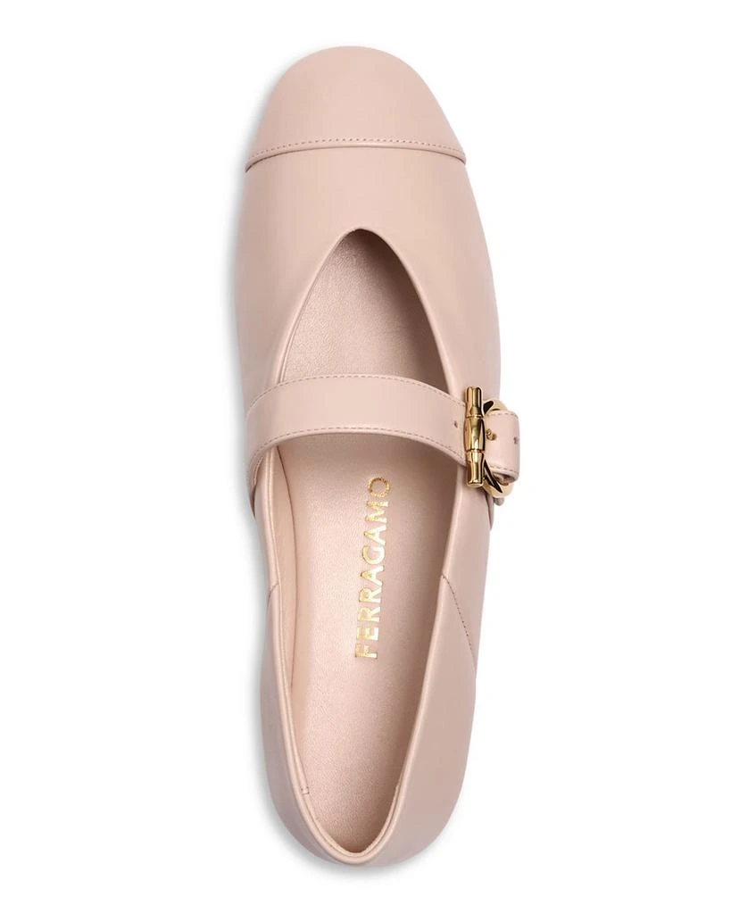 Salvatore Ferragamo Women's Nena Gancini Mary Jane Flats 3