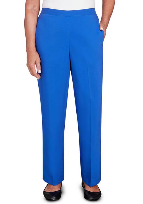 Alfred Dunner Dunner Womens Tradewinds Proportioned Pants