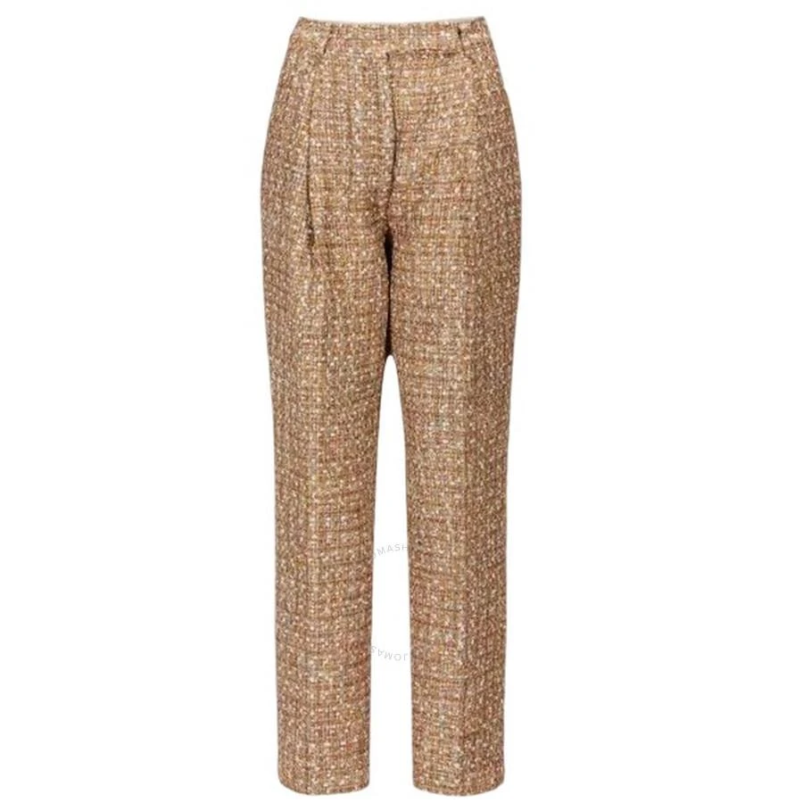 Self Portrait Long Tinsel Boucle Pants 1