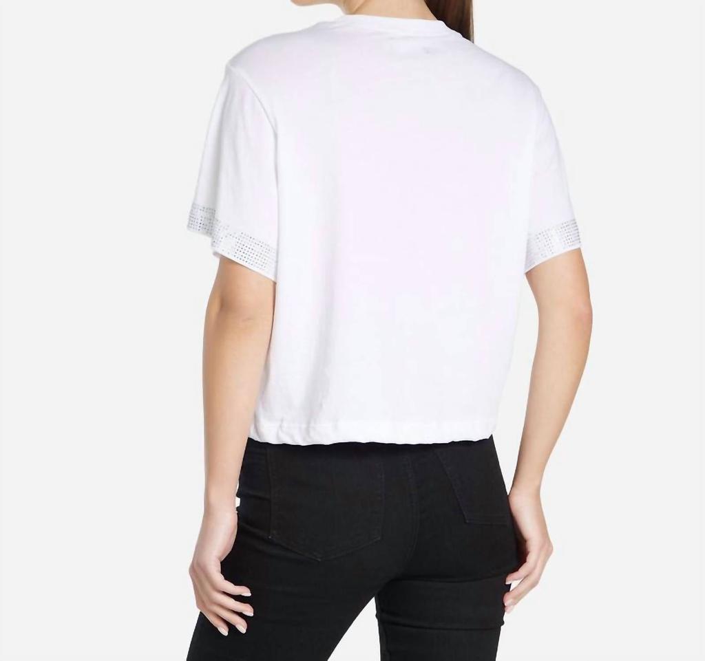 Michael Lauren Michael Lauren - Hester S/s Oversized Crop Tee