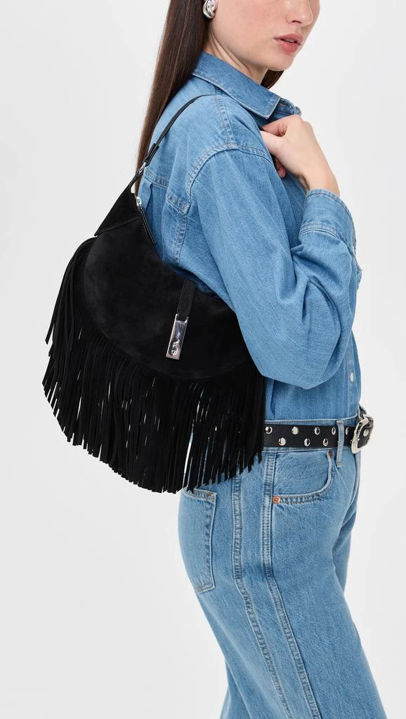Ralph Lauren Suede Fringe Shoulder Bag 2