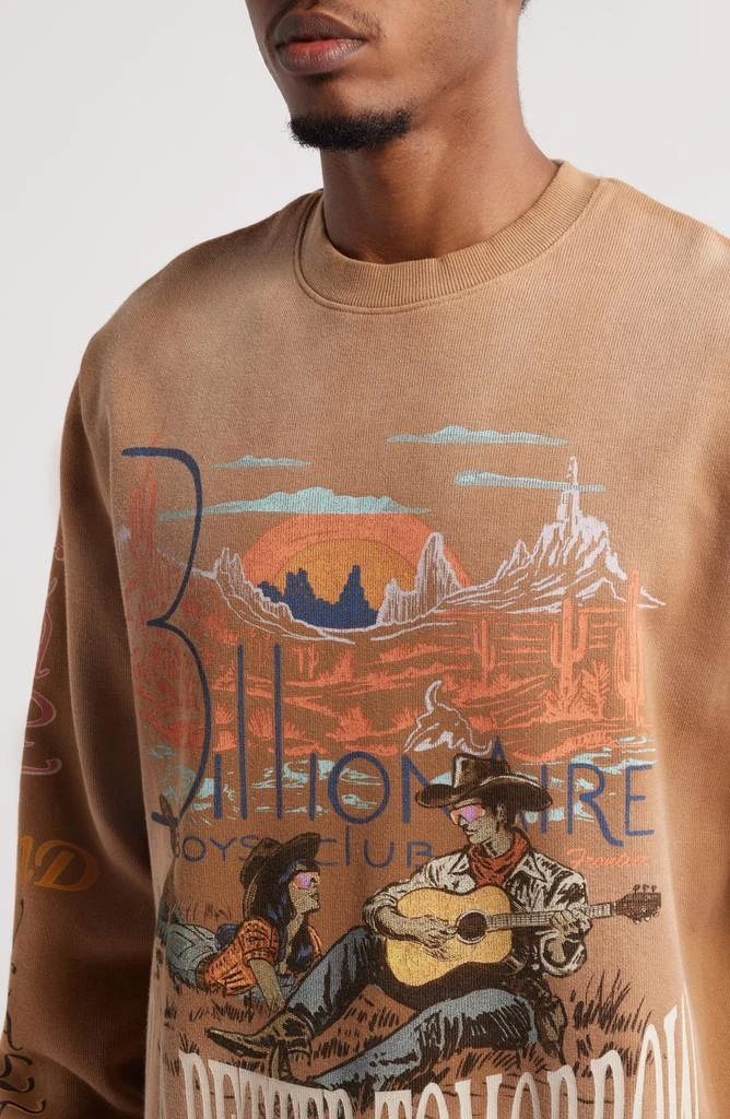 Billionaire Boys Club Tomorrow Sunset Graphic Sweatshirt 4