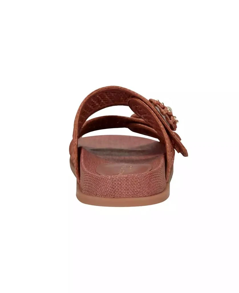 Marc Fisher Women's Valena Woven Double Strap Flat Sandals 3