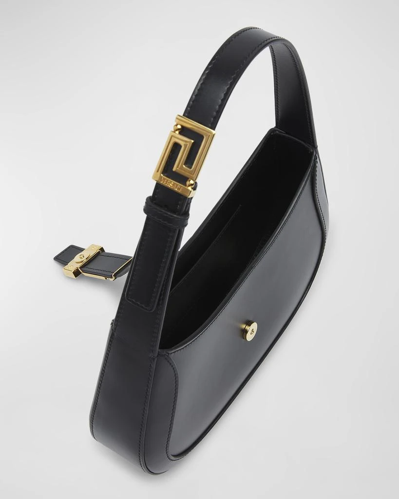 Versace Greca Small Leather Hobo Bag 4
