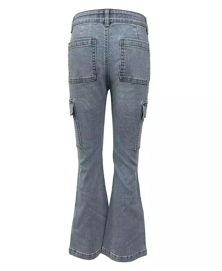 Imperial Star Girls Cargo Flare Denim Jean 2