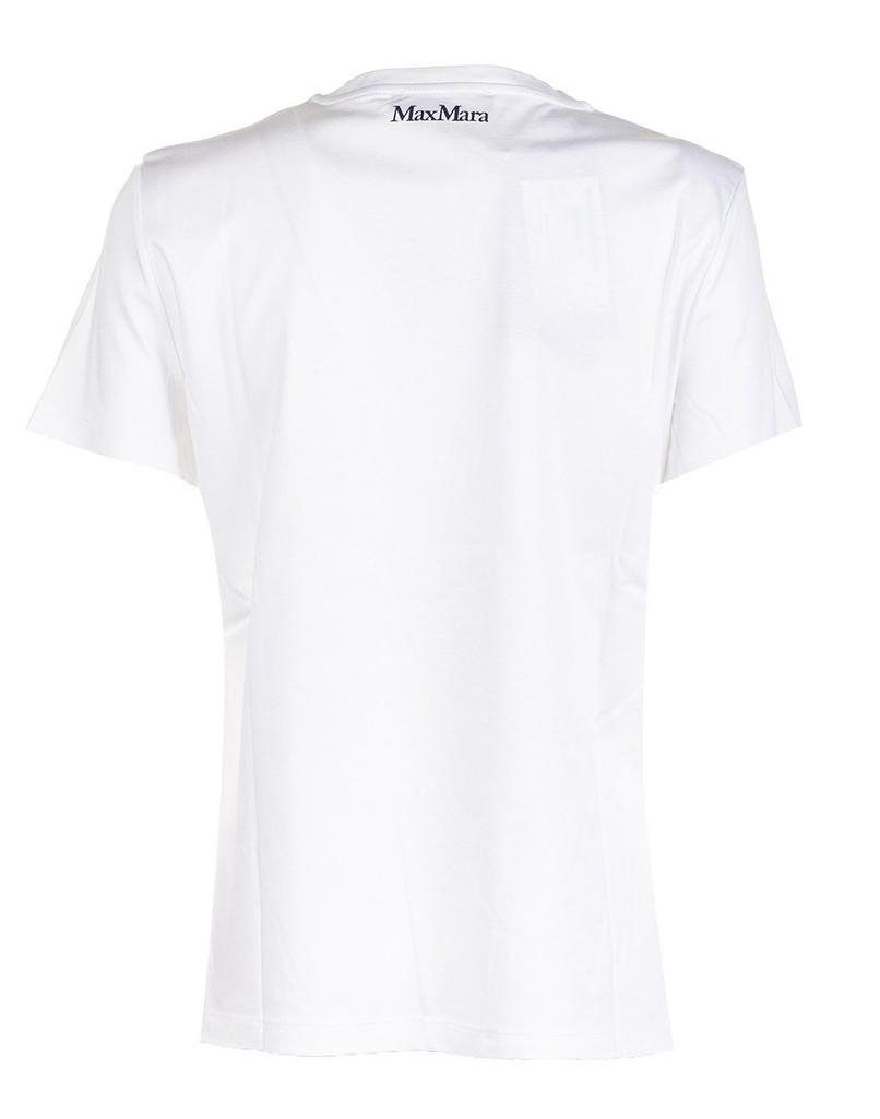 Max Mara Max Mara Studio Ring Floral Embroidered Crewneck T