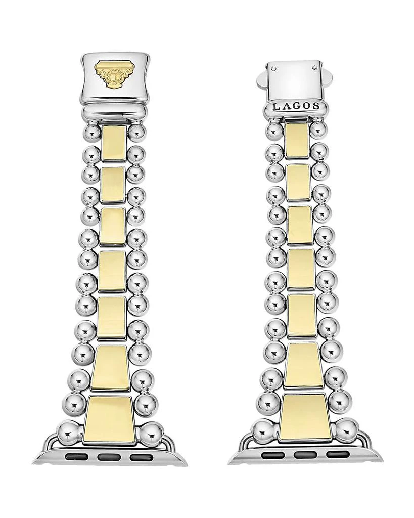 LAGOS Smart Caviar Stainless Steel 18K Gold Apple™ Watch Bracelet, 42-44mm 4