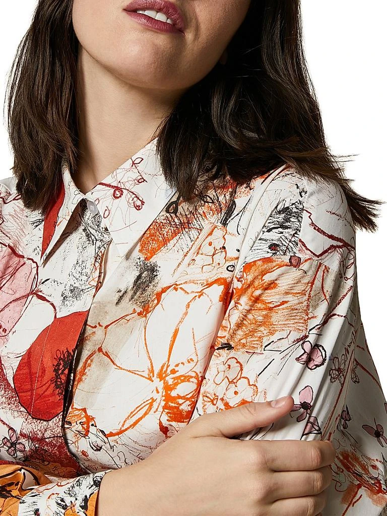 Marina Rinaldi Plus Saggio Printed Poplin Tunic 4