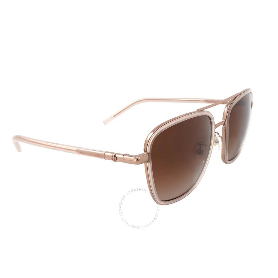Tory Burch Brown Gradient Navigator Ladies Sunglasses TY6090 332313 55 2