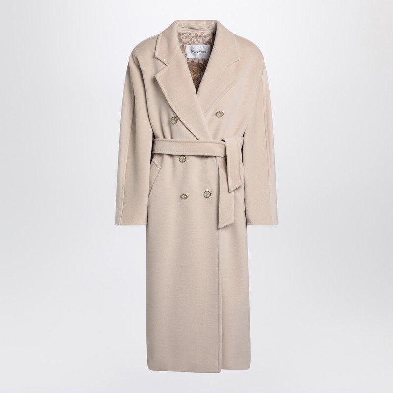 コート MAX MARA TICINO WOOL AND CASHMERE COAT Ticino double-breasted wool and cashmere coat in beige - Max