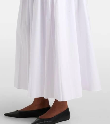 Staud Procida high-rise cotton maxi skirt 5