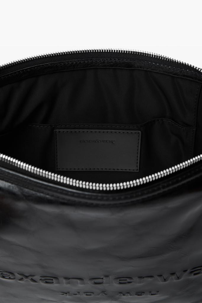 Alexander Wang Punch Tech Shoulder Bag in Crackle Patent