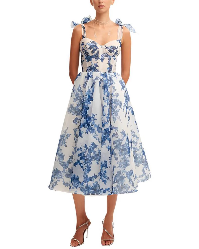 Pleated Floral Guest of Dress - Exclusive  On Sale Now with Up to 20% Off  | Discover Exclusive Deals & Savings at BeyondStyle  Authentic AQUA dress|women  with Limited-Time Discounts, Free