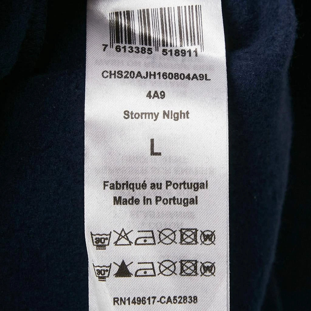 See by Chloé See by Chloe Blue Printed Cotton Knit Stormy Night Sweatshirt L 6