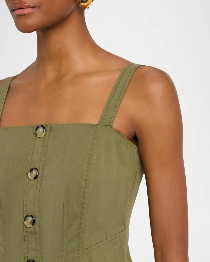 VERONICA BEARD Kariselle Sleeveless Square-Neck Top 5