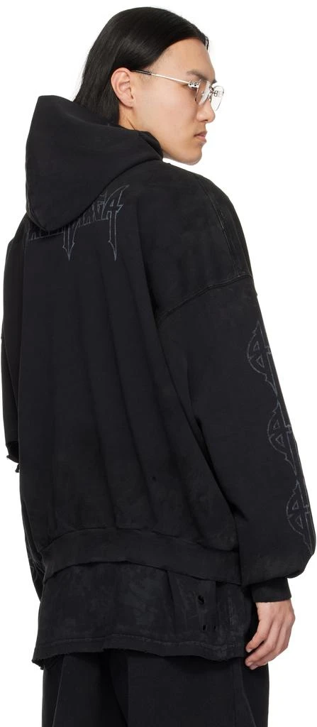 Balenciaga Black Paris Moon Hoodie 3