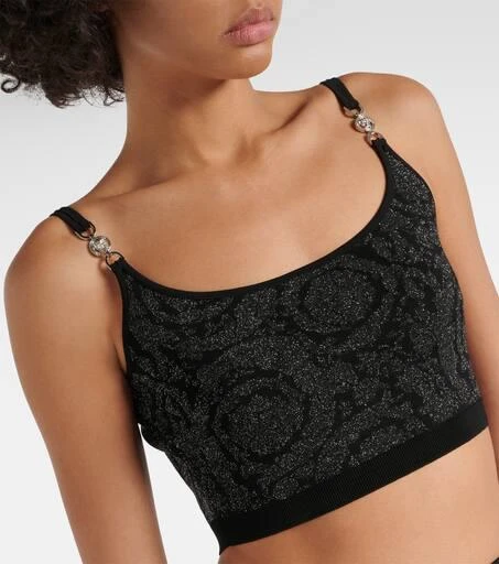 Versace La Greca Medusa 
95 knit crop top 4