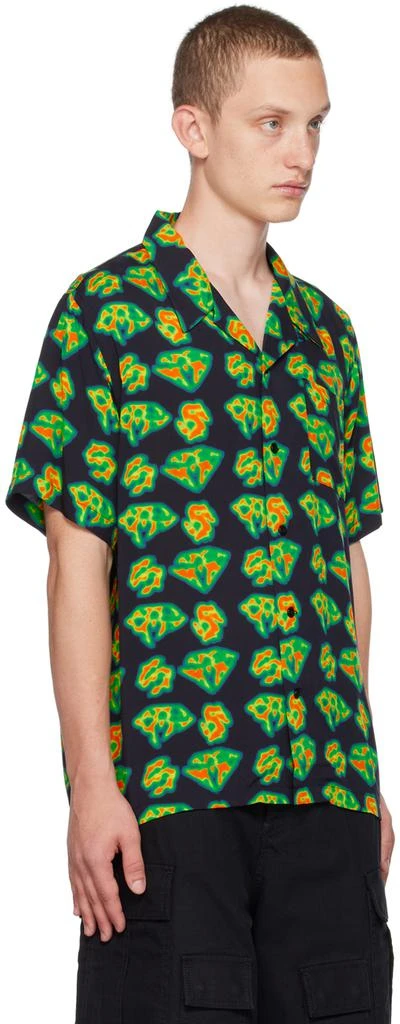 Billionaire Boys Club Black & Green Heat Map Shirt 2