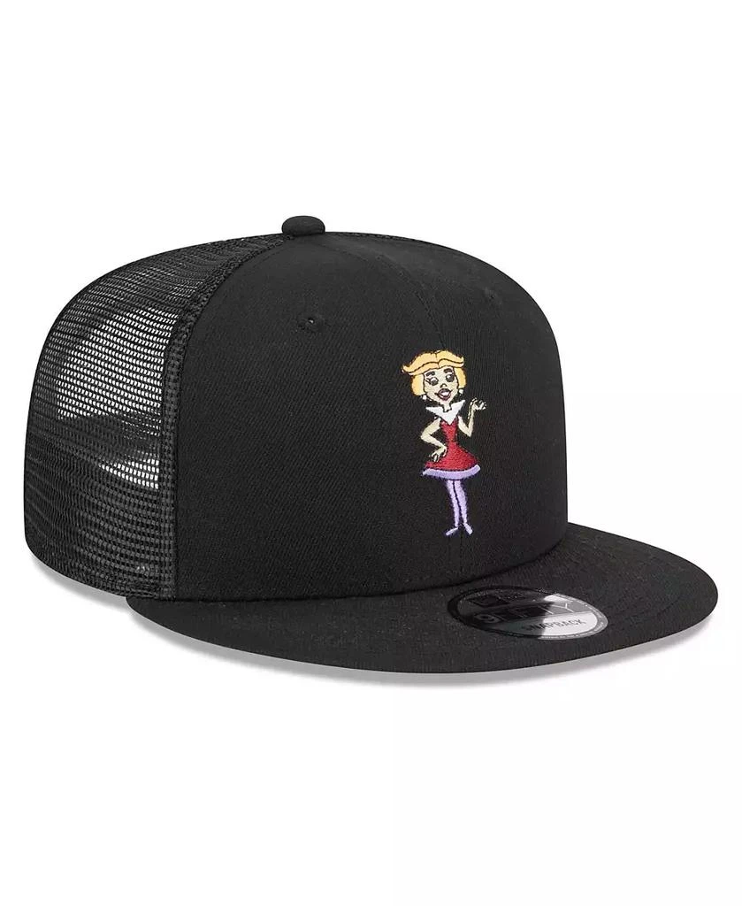 New Era Men's Black The Jetsons Jane Jetson Mesh Trucker 9FIFTY Snapback Hat 2