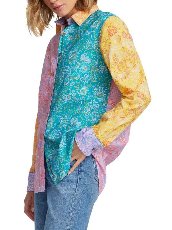 Robert Graham Carrie Jacobean Colorblock Shirt 2