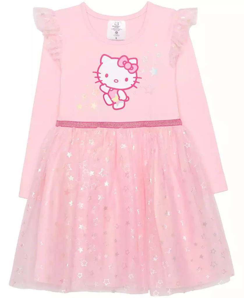 Hello Kitty Toddler and Little Girls Long Sleeve Tutu Dress 1
