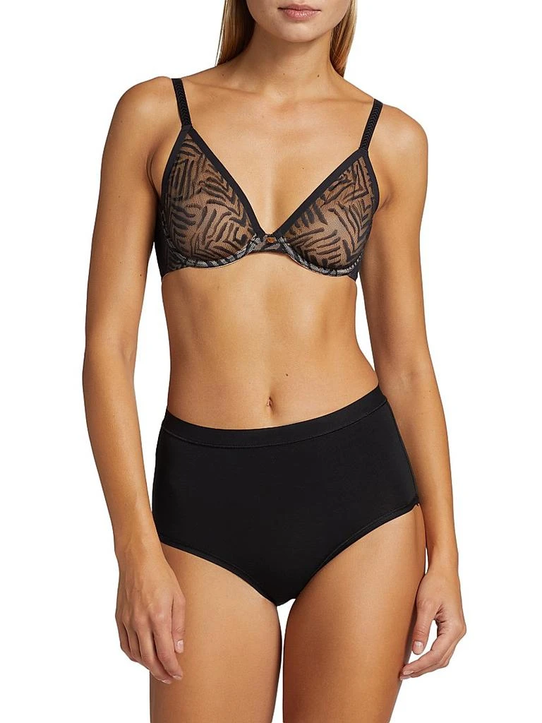 Chantelle Graphic Allure Molded Mesh Underwire Bra 3