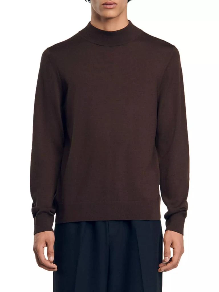 Sandro Mock Neck Sweater 2