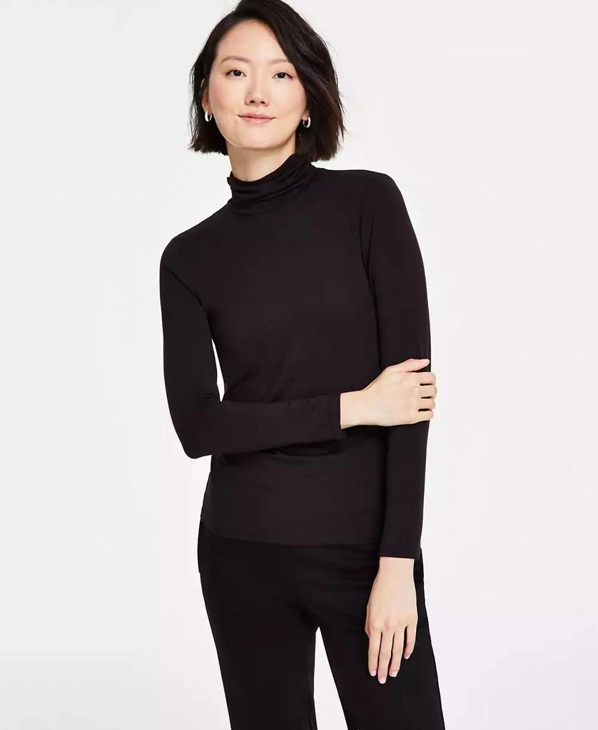 JONES NEW YORK Women's Long-Sleeve Mock-Neck Top 1
