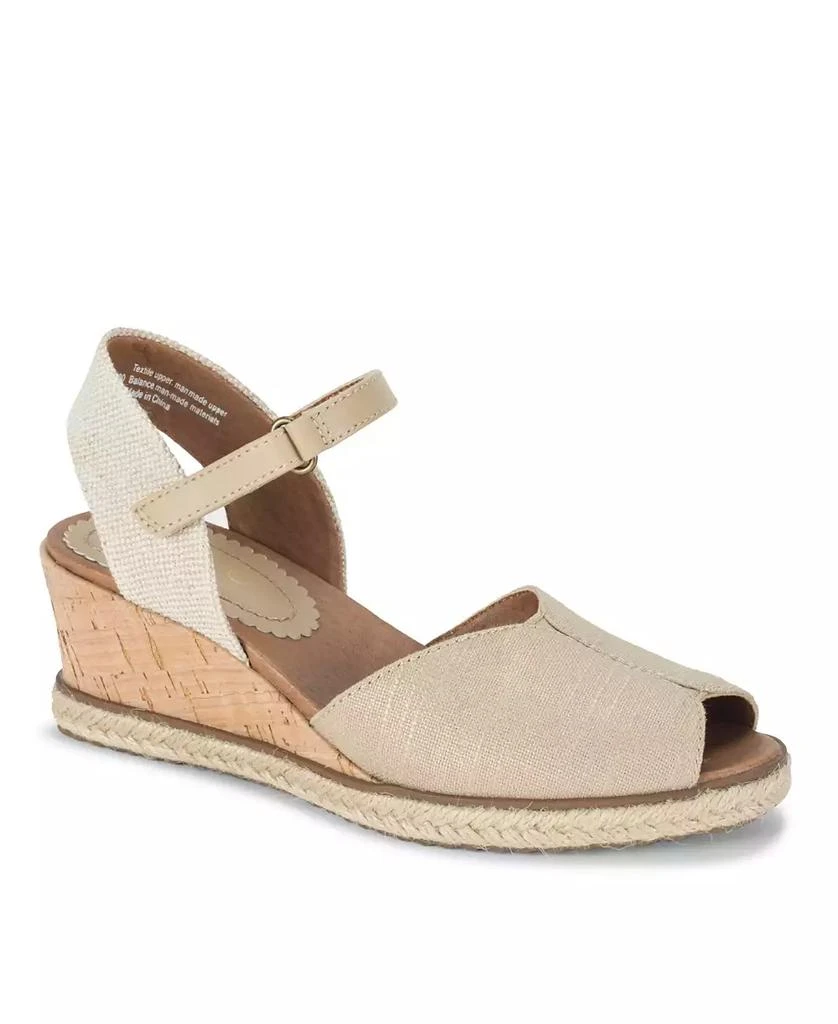 Baretraps Women's Odetta Peep Toe Espadrille Wedge Sandals 9