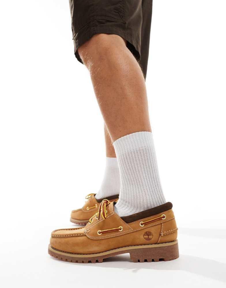 Timberland authentic boat shoes wheat nubuck – On Sale Now with Up