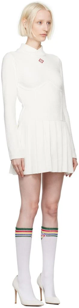 Casablanca White Boucle Bustier Tennis Minidress 2