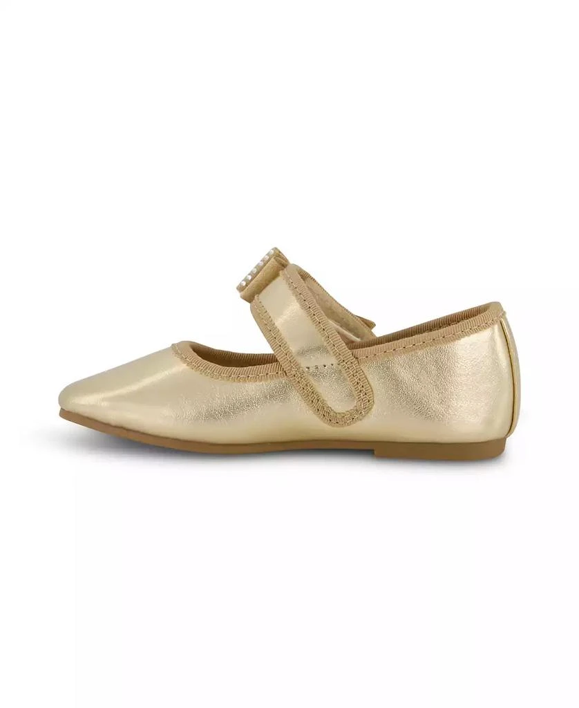 Jessica Simpson Toddler Girls Amy Crystal Bow Ballet Flat 4