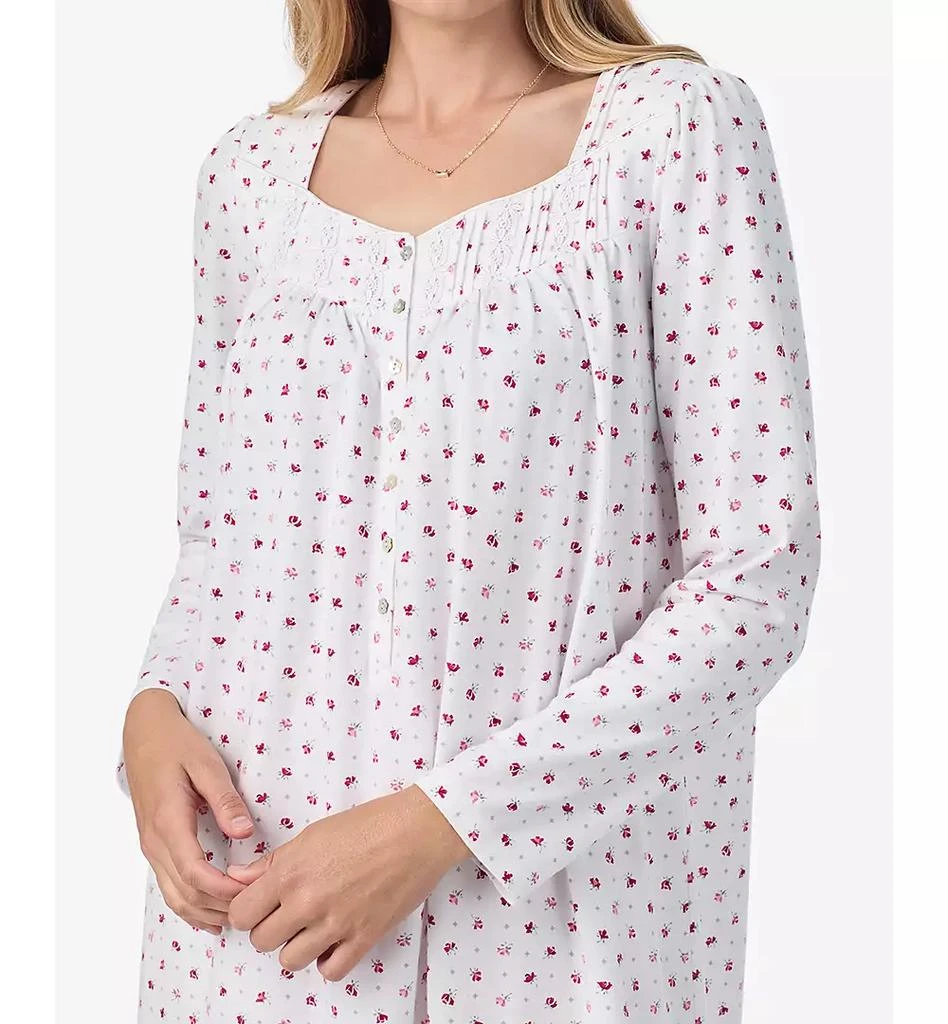 Eileen West Women's Cotton Jersey Embellished Nightgown 3