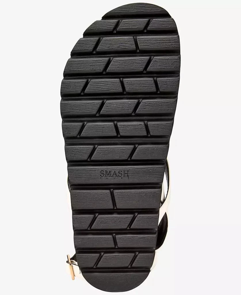 SMASH Shoes Women
s Ava Sport Flat Sandals - Extended Sizes Available 10