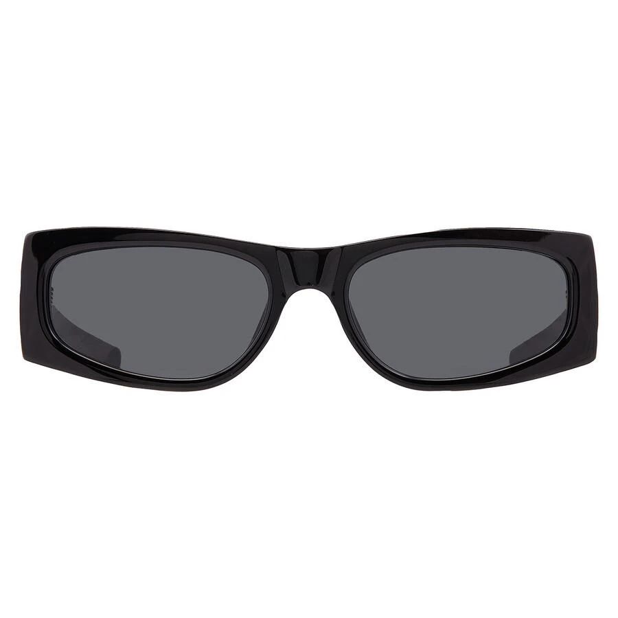 Yves Saint Laurent Grey Rectangular Ladies Sunglasses SL M140/F 001 56