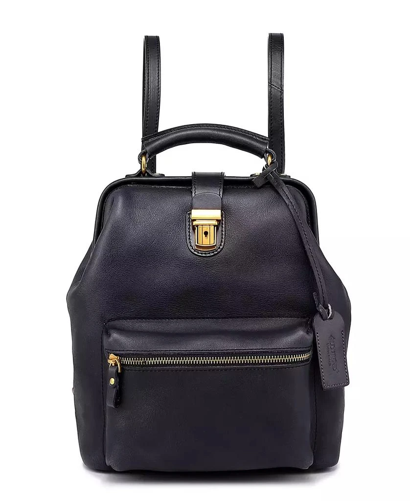 Old trend doctor Backpack with Gold Hardware leather Amazon.com: OLD TREND Genuine Leather Backpack Purse for  main image 2