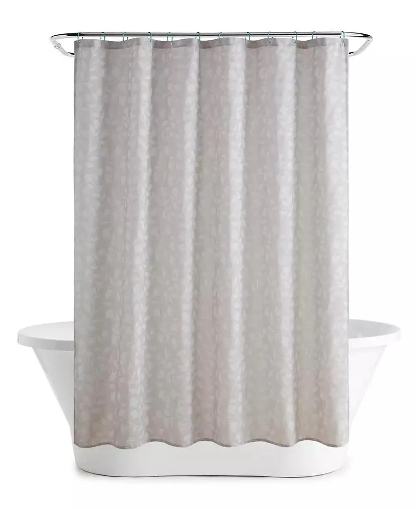 Martha Stewart Jenine Woven Shower Curtain, 72" x 72" 2
