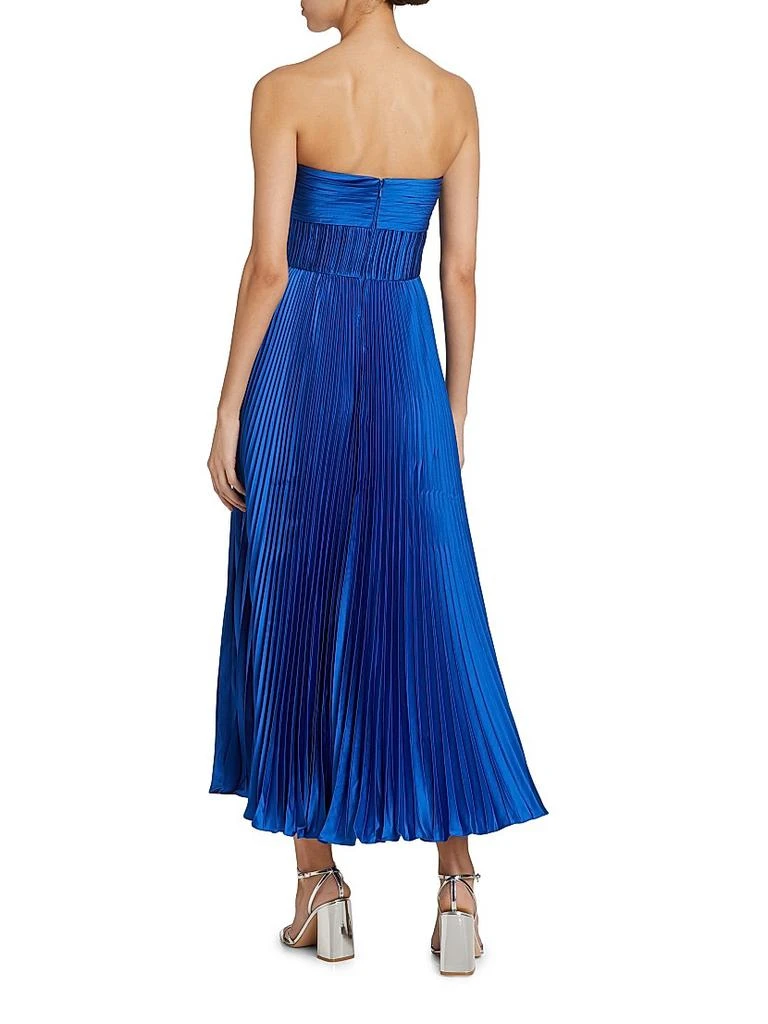 AMUR Pleated Strapless Belle Dress 5