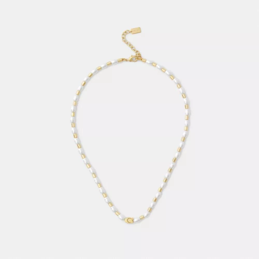 Coach Pearls And Beads Necklace 2