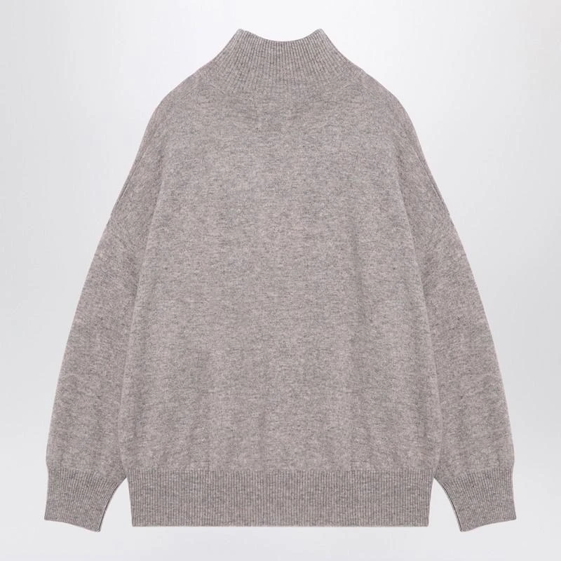 Loulou Studio Loulou Studio Light Grey Turtleneck Sweater 2