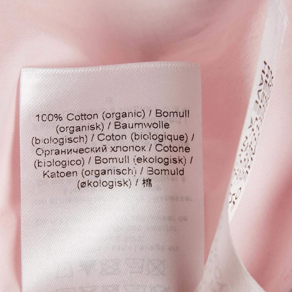 Ganni Ganni Pink Cotton Ruffled Platter Collar Shirt XL 5
