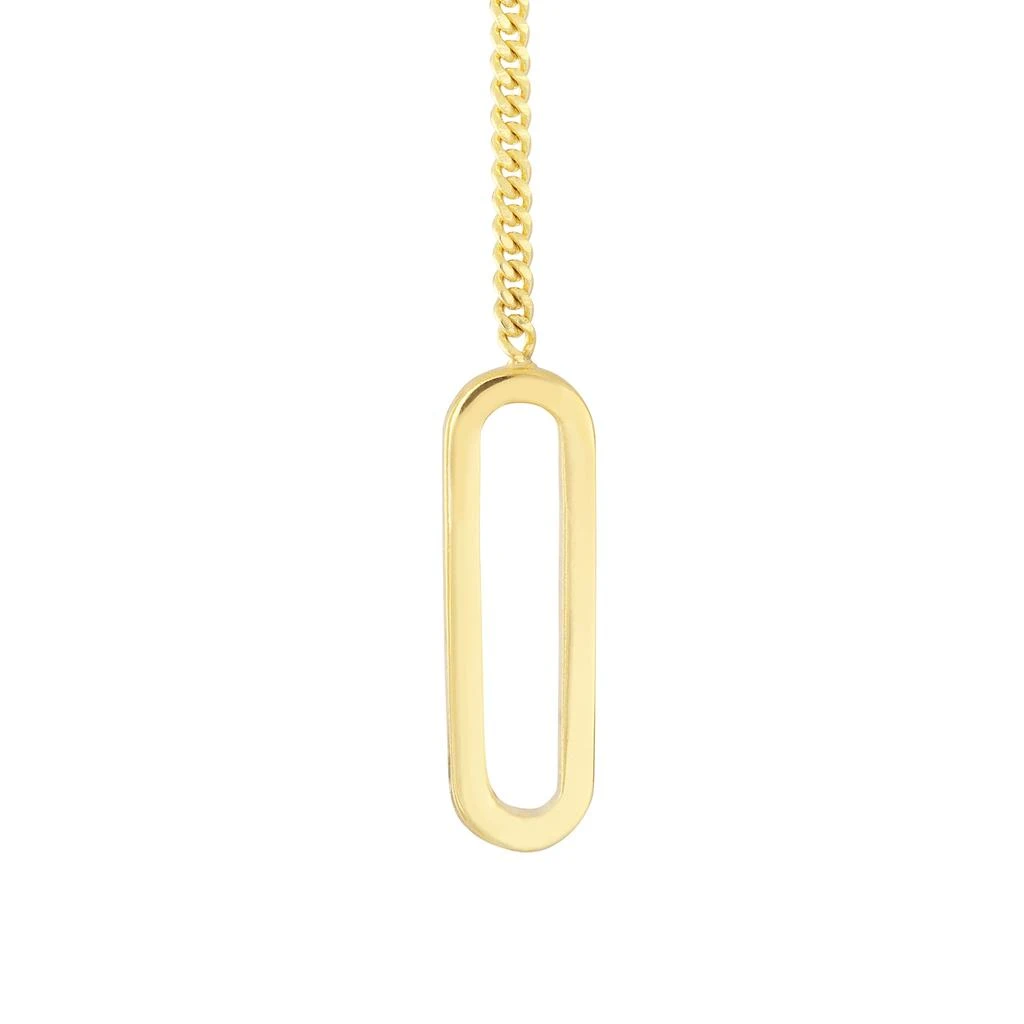 SSELECTS Front To Back Paper Clip & Curb Earrings 2