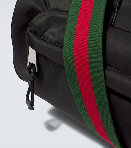 Gucci Web Stripe Medium logo duffel bag 6