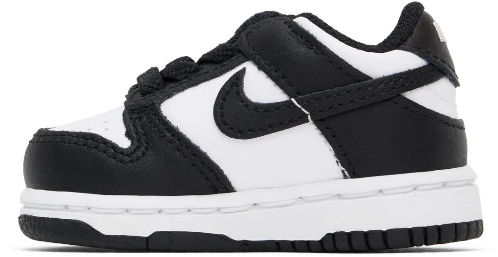 NIKE Baby Black & White Dunk Low Sneakers 3