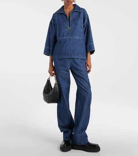 Valentino VGold wide-leg cargo jeans 2