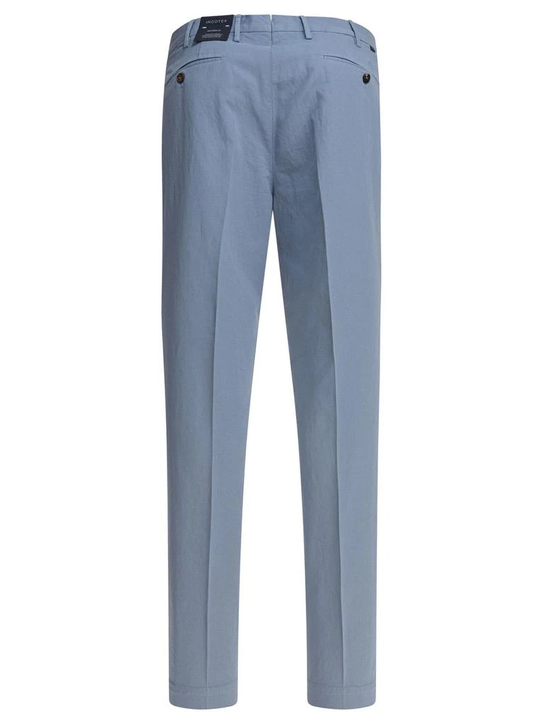 Incotex Ivory Incotex Pleated Pants 2