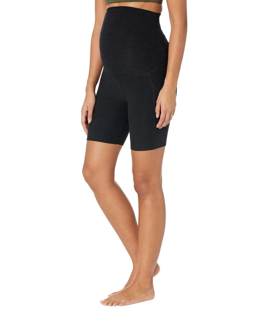 Beyond yoga Spacedye Team Pockets Maternity Bike Shorts 1