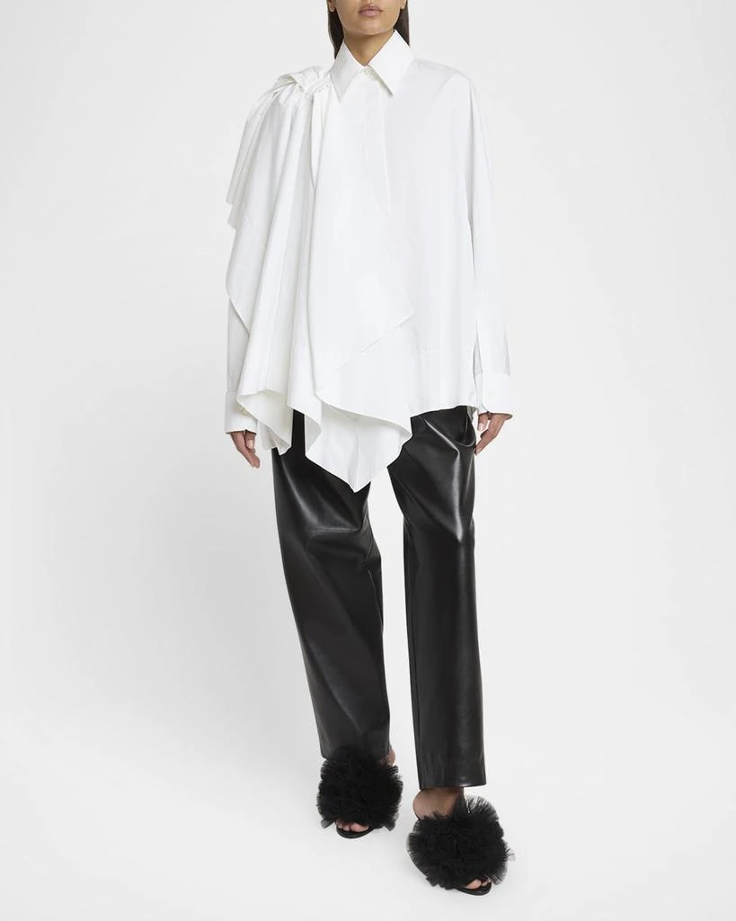 Givenchy Oversized Bow Cotton Shirt 2