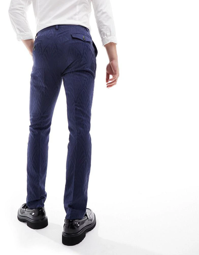 Twisted Tailor Twisted Tailor makowski suit trousers in navy 3